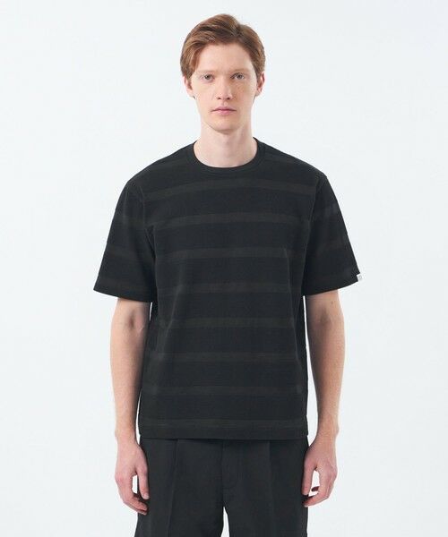 MACKINTOSH PHILOSOPHY(MENS) / マッキントッシュ フィロソフィー メンズ カットソー | クルーネックTシャツ ポップコーンシャドーボーダー | 詳細4