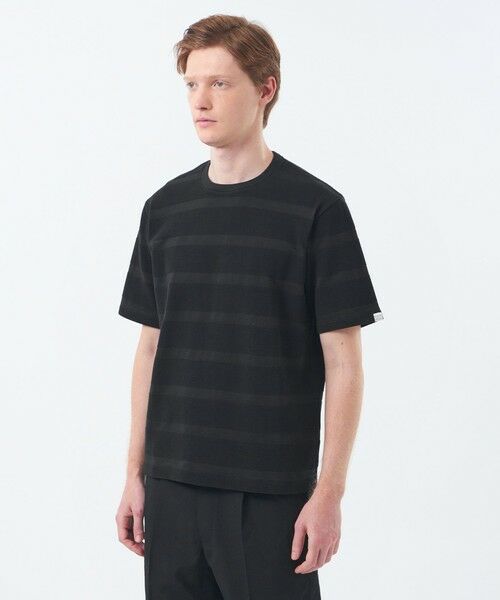 MACKINTOSH PHILOSOPHY(MENS) / マッキントッシュ フィロソフィー メンズ カットソー | クルーネックTシャツ ポップコーンシャドーボーダー | 詳細5