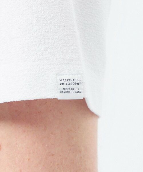 MACKINTOSH PHILOSOPHY(MENS) / マッキントッシュ フィロソフィー メンズ カットソー | クルーネックTシャツ パイル調ソフトエアー | 詳細8