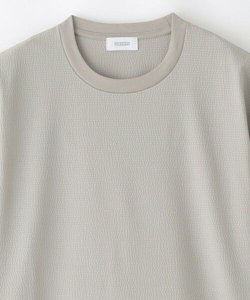 MACKINTOSH PHILOSOPHY(MENS) / マッキントッシュ フィロソフィー　メンズ カットソー | クルーネックTシャツ トリコットサッカーボーダー | 詳細2