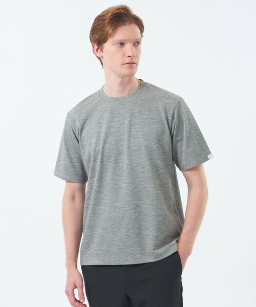 MACKINTOSH PHILOSOPHY(MENS) / マッキントッシュ フィロソフィー メンズ カットソー | クルーネックTシャツ メランジカノコ(グレー3)