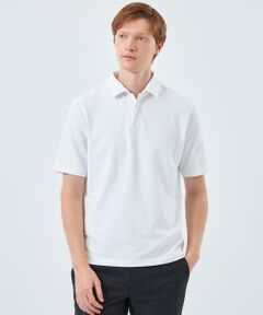 MACKINTOSH PHILOSOPHY(MENS) / マッキントッシュ フィロソフィー　メンズ カットソー | スキッパーポロ パイル調ソフトエアー