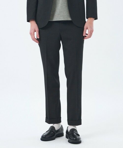 MACKINTOSH PHILOSOPHY(MENS) / マッキントッシュ フィロソフィー メンズ その他パンツ | トロッター ウルトラライトトラウザーズ ナローサッカーストライプ(ブラック1)
