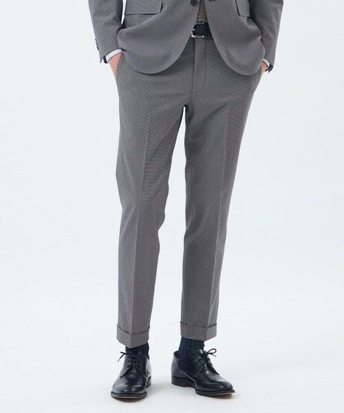 MACKINTOSH PHILOSOPHY(MENS) / マッキントッシュ フィロソフィー メンズ その他パンツ | トロッター トラウザーズ#055 マイクロ千鳥(グレー4)