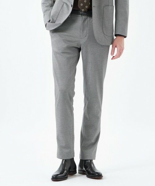 MACKINTOSH PHILOSOPHY(MENS) / マッキントッシュ フィロソフィー メンズ その他パンツ | テーラードジャージーパンツ 裏メッシュダブルジャージー千鳥(グレー2)