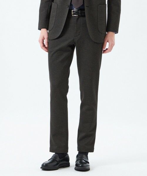 MACKINTOSH PHILOSOPHY(MENS) / マッキントッシュ フィロソフィー メンズ その他パンツ | テーラードジャージーパンツ 裏メッシュダブルジャージー千鳥(グレー4)