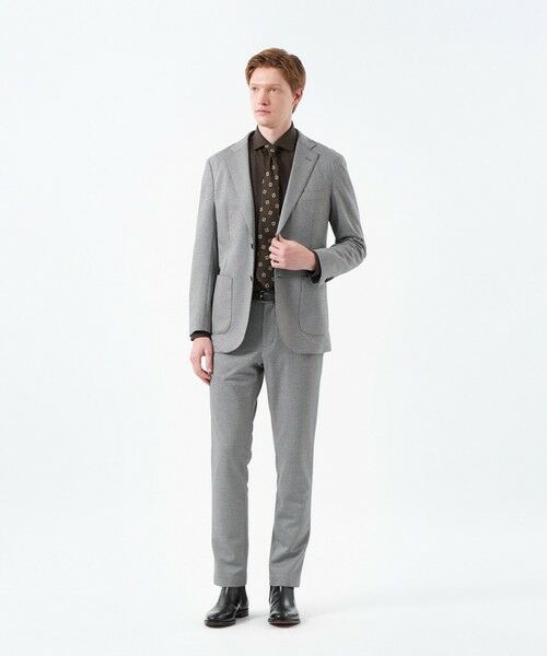 MACKINTOSH PHILOSOPHY(MENS) / マッキントッシュ フィロソフィー メンズ その他パンツ | テーラードジャージーパンツ 裏メッシュダブルジャージー千鳥 | 詳細1