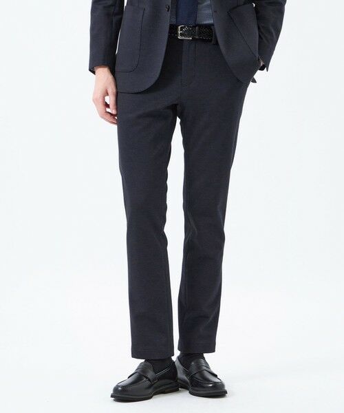 MACKINTOSH PHILOSOPHY(MENS) / マッキントッシュ フィロソフィー メンズ その他パンツ | テーラードジャージーパンツ 裏メッシュダブルジャージー千鳥(ネイビー2)