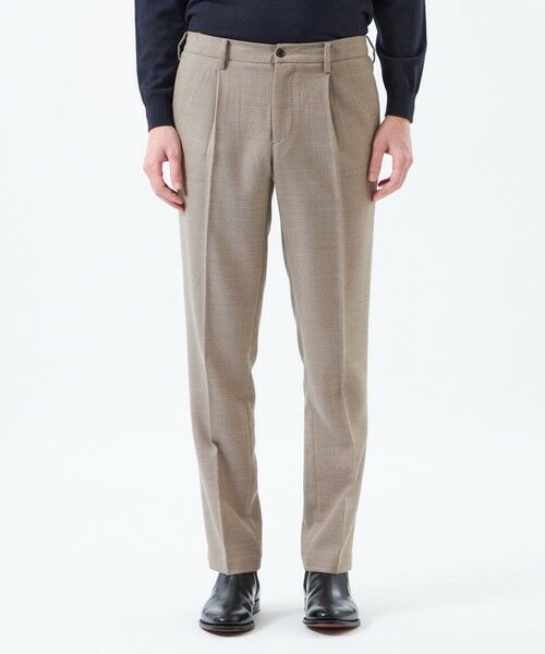 MACKINTOSH PHILOSOPHY(MENS) / マッキントッシュ フィロソフィー メンズ その他パンツ | 【WEB&一部店舗限定】テーラードジャージーワンタックテーパードパンツ REDA へリンボンストレッチ | 詳細5