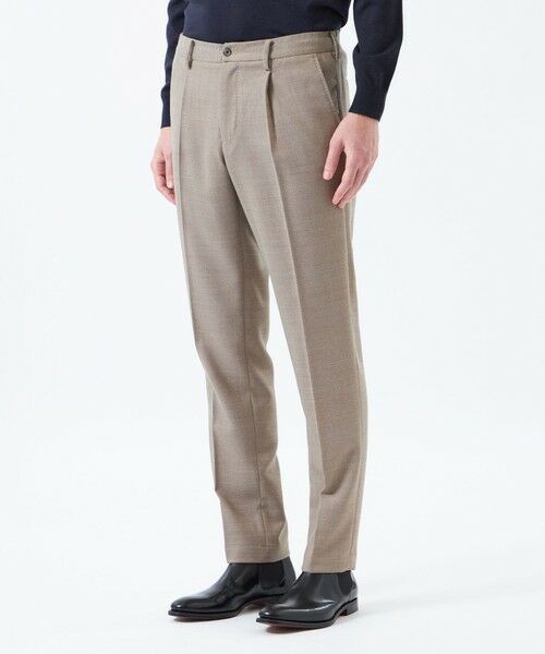 MACKINTOSH PHILOSOPHY(MENS) / マッキントッシュ フィロソフィー メンズ その他パンツ | 【WEB&一部店舗限定】テーラードジャージーワンタックテーパードパンツ REDA へリンボンストレッチ | 詳細6
