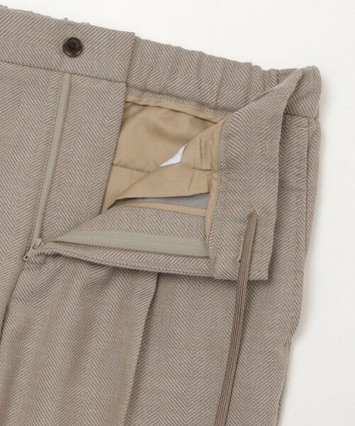 MACKINTOSH PHILOSOPHY(MENS) / マッキントッシュ フィロソフィー メンズ その他パンツ | 【WEB&一部店舗限定】テーラードジャージーワンタックテーパードパンツ REDA へリンボンストレッチ | 詳細9