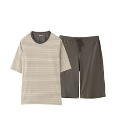 MACKINTOSH PHILOSOPHY(MENS) / マッキントッシュ フィロソフィー　メンズ その他小物 | 【WEB限定】天竺ボーダー＆無地ハーフパンツ パジャマ