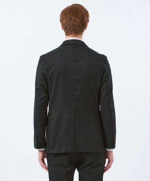 MACKINTOSH PHILOSOPHY(MENS) / マッキントッシュ フィロソフィー　メンズ ノーカラージャケット | トロッター ジャケット#000（ナンバーゼロ）バーズアイストレッチ リサイクル | 詳細4