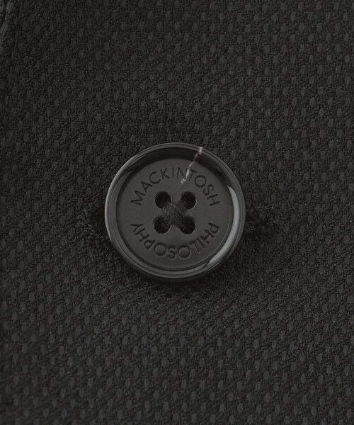 MACKINTOSH PHILOSOPHY(MENS) / マッキントッシュ フィロソフィー　メンズ ノーカラージャケット | トロッター ジャケット#000（ナンバーゼロ）バーズアイストレッチ リサイクル | 詳細8
