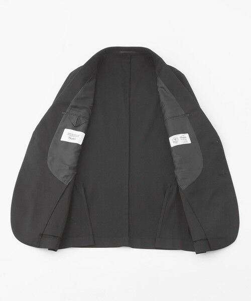 MACKINTOSH PHILOSOPHY(MENS) / マッキントッシュ フィロソフィー　メンズ ノーカラージャケット | トロッター ジャケット#000（ナンバーゼロ）バーズアイストレッチ リサイクル | 詳細9
