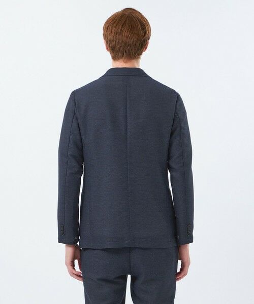 MACKINTOSH PHILOSOPHY(MENS) / マッキントッシュ フィロソフィー メンズ ノーカラージャケット | テーラードジャージージャケット ウール混起毛カラミ | 詳細5