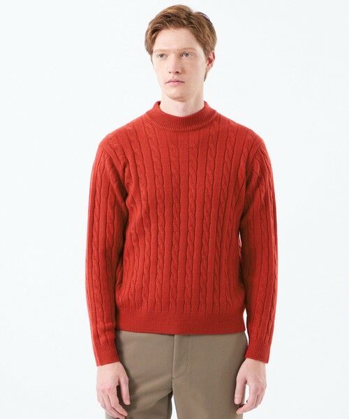 MACKINTOSH PHILOSOPHY(MENS) / マッキントッシュ フィロソフィー　メンズ ニット・セーター | （レッド4）