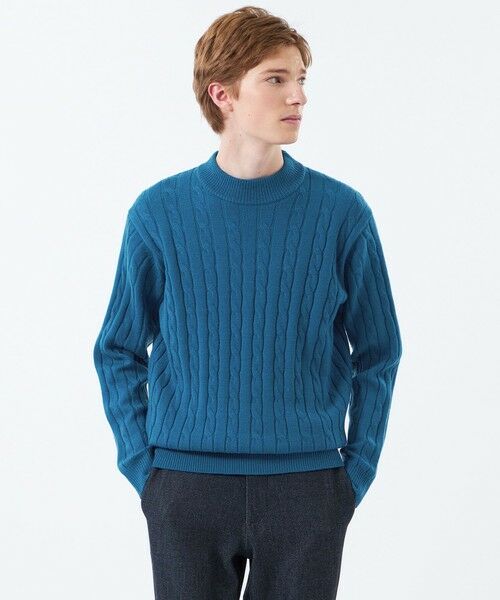 MACKINTOSH PHILOSOPHY(MENS) / マッキントッシュ フィロソフィー　メンズ ニット・セーター | （ブルー7）