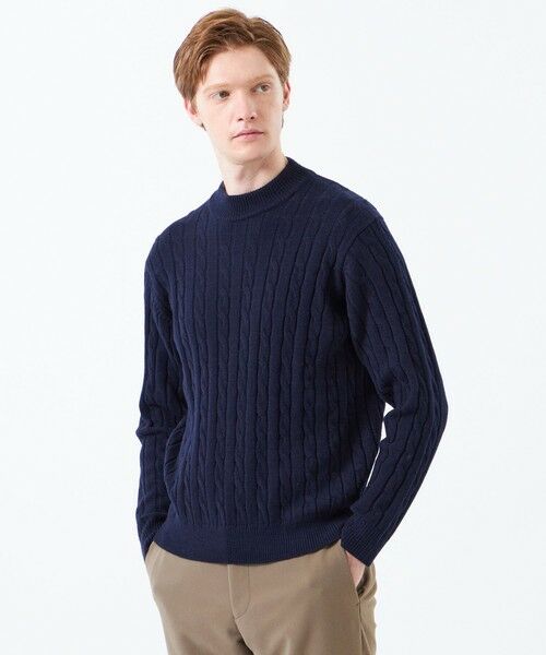 MACKINTOSH PHILOSOPHY(MENS) / マッキントッシュ フィロソフィー　メンズ ニット・セーター | （ネイビー3）
