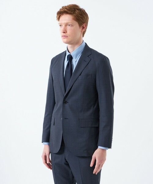 MACKINTOSH PHILOSOPHY(MENS) / マッキントッシュ フィロソフィー　メンズ ノーカラージャケット | 【WEB&一部店舗限定】トロッター ジャケット ウール混マイクロ千鳥 | 詳細4