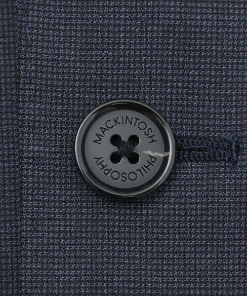 MACKINTOSH PHILOSOPHY(MENS) / マッキントッシュ フィロソフィー　メンズ ノーカラージャケット | 【WEB&一部店舗限定】トロッター ジャケット ウール混マイクロ千鳥 | 詳細9