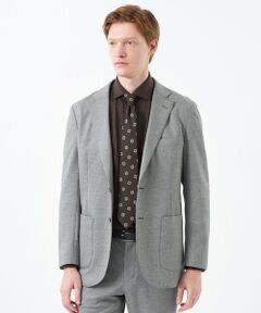 MACKINTOSH PHILOSOPHY(MENS) / マッキントッシュ フィロソフィー　メンズ ノーカラージャケット | テーラードジャージージャケット 裏メッシュダブルジャージー千鳥