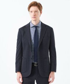 MACKINTOSH PHILOSOPHY(MENS) / マッキントッシュ フィロソフィー　メンズ ノーカラージャケット | テーラードジャージージャケット 裏メッシュダブルジャージー千鳥