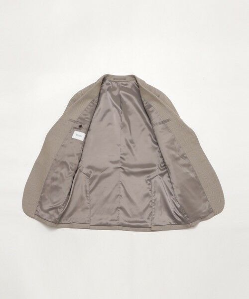 MACKINTOSH PHILOSOPHY(MENS) / マッキントッシュ フィロソフィー　メンズ ノーカラージャケット | テーラードジャージージャケット REDA へリンボンストレッチ | 詳細11