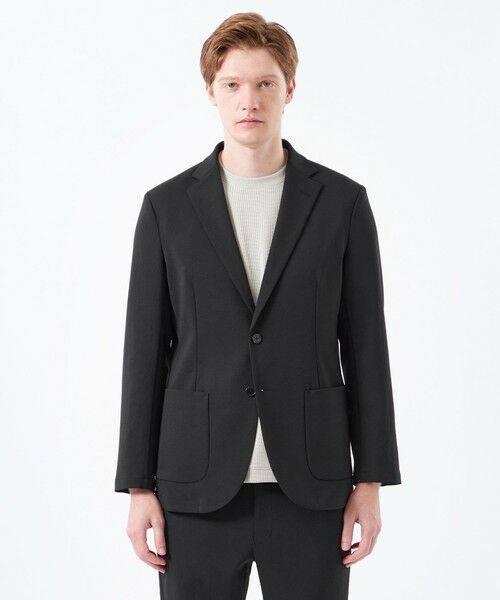 MACKINTOSH PHILOSOPHY(MENS) / マッキントッシュ フィロソフィー メンズ ノーカラージャケット | ブリテック イージージャケット 二重織りストレッチ | 詳細3