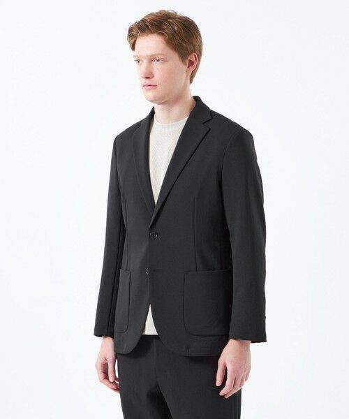 MACKINTOSH PHILOSOPHY(MENS) / マッキントッシュ フィロソフィー メンズ ノーカラージャケット | ブリテック イージージャケット 二重織りストレッチ | 詳細4