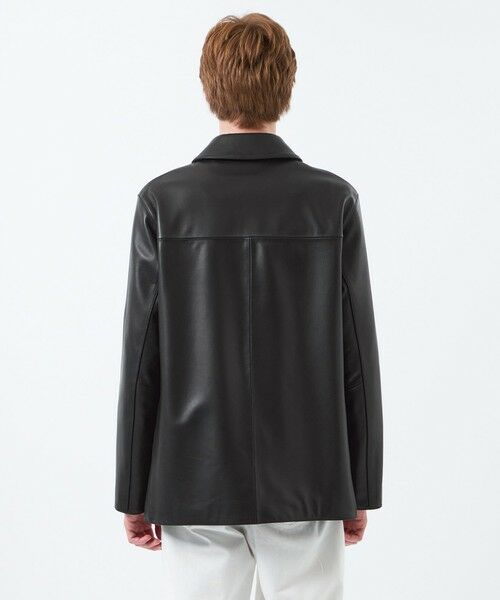 MACKINTOSH PHILOSOPHY(MENS) / マッキントッシュ フィロソフィー メンズ ブルゾン | 【WEEKENDER】WELLINGTON short(ウェリントンショート)0.7mmナッパレザー | 詳細4