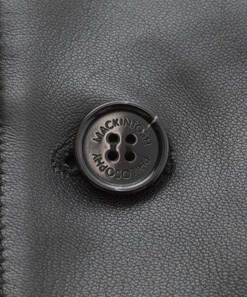 MACKINTOSH PHILOSOPHY(MENS) / マッキントッシュ フィロソフィー メンズ ブルゾン | 【WEEKENDER】WELLINGTON short(ウェリントンショート)0.7mmナッパレザー | 詳細8