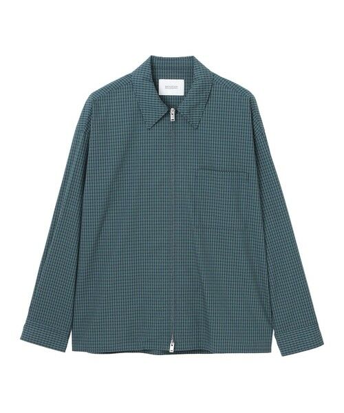 MACKINTOSH PHILOSOPHY(MENS) / マッキントッシュ フィロソフィー　メンズ ブルゾン | 【WEEKENDER】オーバーシャツハリントン ガングラブ/ブラックウォッチ（グリーン6）