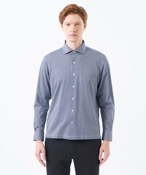 MACKINTOSH PHILOSOPHY(MENS) / マッキントッシュ フィロソフィー メンズ シャツ・ブラウス | スクエアホリゾンタルワイドシャツ 無地バリエーションジャージー | 詳細7