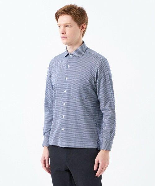 MACKINTOSH PHILOSOPHY(MENS) / マッキントッシュ フィロソフィー メンズ シャツ・ブラウス | スクエアホリゾンタルワイドシャツ 無地バリエーションジャージー | 詳細8