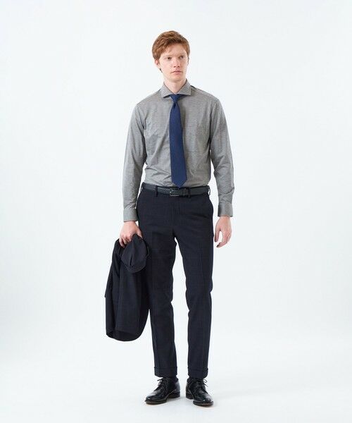 MACKINTOSH PHILOSOPHY(MENS) / マッキントッシュ フィロソフィー メンズ シャツ・ブラウス | スクエアホリゾンタルワイドシャツ 無地バリエーションジャージー | 詳細1