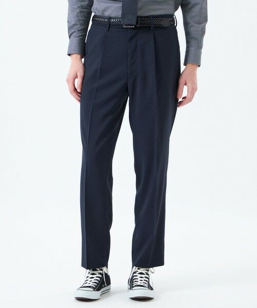 MACKINTOSH PHILOSOPHY(MENS) / マッキントッシュ フィロソフィー メンズ その他パンツ | トロッター トラウザーズ#001(ナンバーワン)Extra Fine Twill(エクストラファインツイル)(ネイビー3)