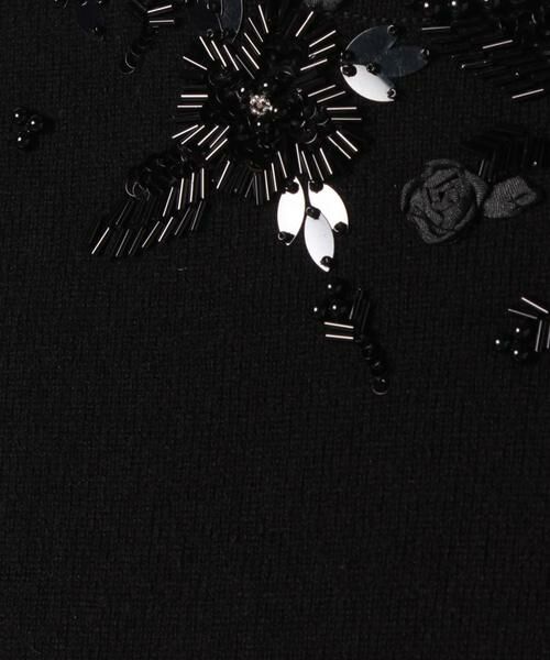 セール】 カシミヤ混 花柄刺繍ニットプルオーバー （ニット・セーター
