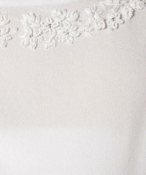MADAM JOCONDE / マダムジョコンダ ニット・セーター | SONA ビーズ刺繍ニットプルオーバー | 詳細4