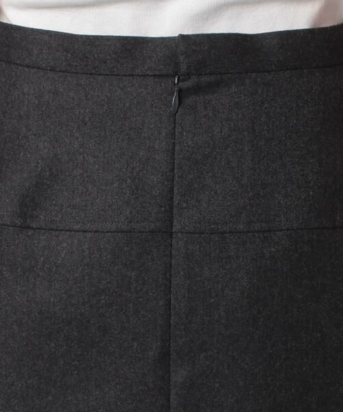 MADAM JOCONDE / マダムジョコンダ ミニ・ひざ丈スカート | ストレッチフラノ 切り替えタイトスカート | 詳細4