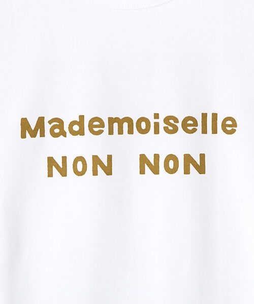 Mademoiselle NONNON / マドモアゼルノンノン Tシャツ | 【WEB限定】定番天竺Tシャツ | 詳細9