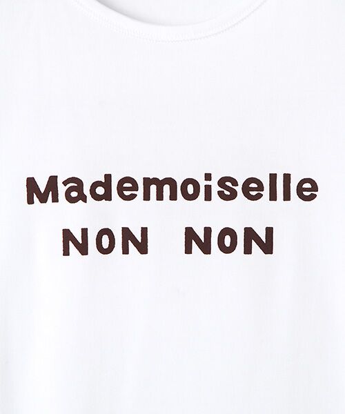 Mademoiselle NONNON / マドモアゼルノンノン Tシャツ | 【WEB限定】定番天竺Tシャツ | 詳細10