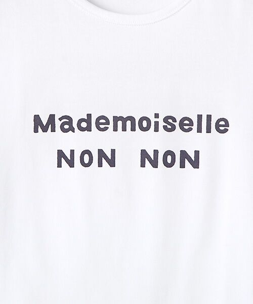 Mademoiselle NONNON / マドモアゼルノンノン Tシャツ | 【WEB限定】定番天竺Tシャツ | 詳細11