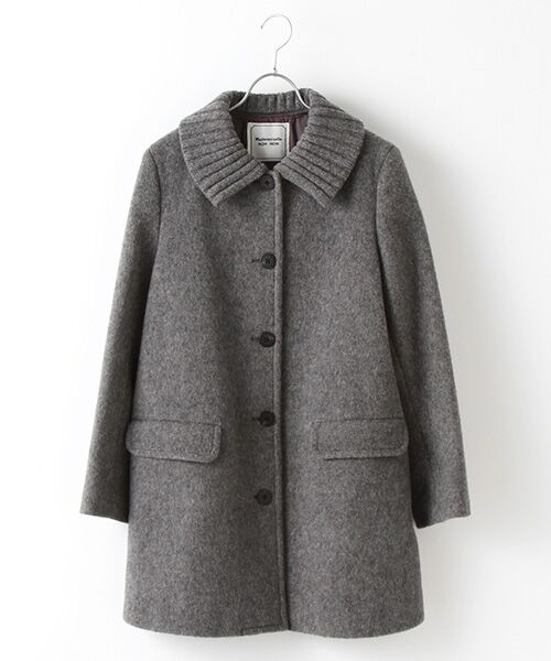 Mademoiselle NON NON× PIACENZA ウールコート Mademoiselle NON NON× PIACENZA ウールコート