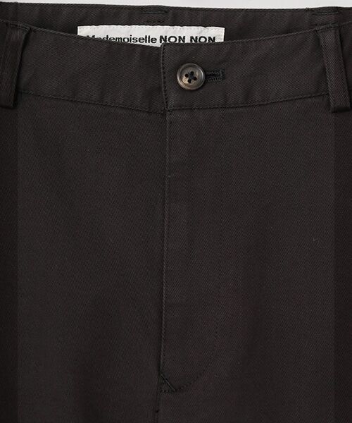 Mademoiselle NON NON / マドモアゼルノンノン チノ・ワークパンツ | 綿ギャバストレッチパンツ[フルレングス] | 詳細3