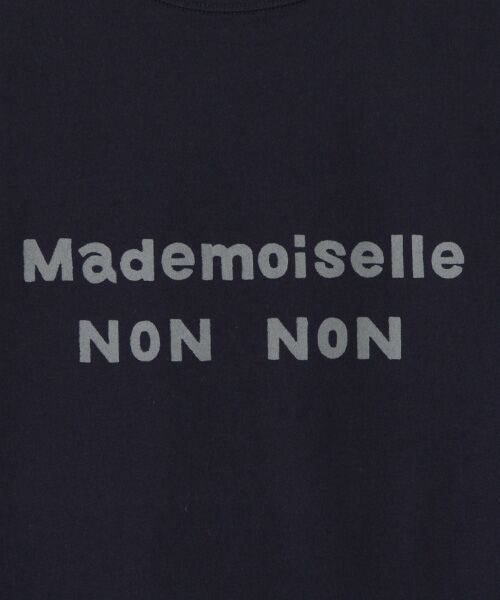 Mademoiselle NONNON / マドモアゼルノンノン Tシャツ | 定番天竺ロゴプリントTシャツ[半袖] | 詳細8