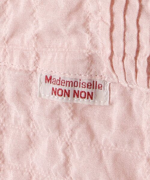 Mademoiselle NON NON / マドモアゼルノンノン シャツ・ブラウス | 綿モダールシャーリング　ポケット付きブラウス【8分袖】 | 詳細7