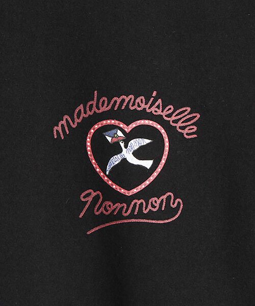 Mademoiselle NONNON / マドモアゼルノンノン Tシャツ | SILKY SKIN TOUCH天竺 クルーネックTシャツ【8分袖】 | 詳細1
