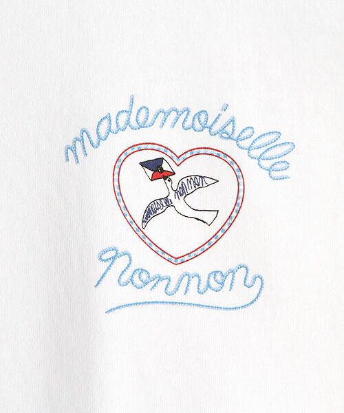 Mademoiselle NONNON / マドモアゼルノンノン Tシャツ | SILKY SKIN TOUCH天竺 クルーネックTシャツ【8分袖】 | 詳細2