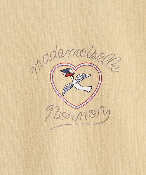 Mademoiselle NONNON / マドモアゼルノンノン Tシャツ | SILKY SKIN TOUCH天竺 クルーネックTシャツ【8分袖】 | 詳細10